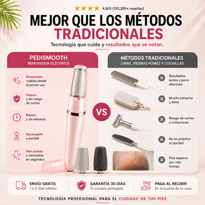 PediSmooth™ Removedor Eléctrico de Callos